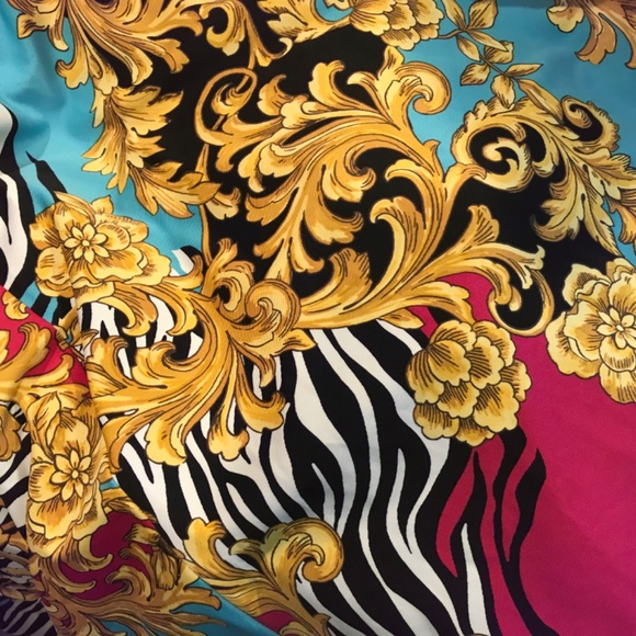 NWT stunning fleur-de-lis ⚜️ animal print overlay maxi skirt - Picture 15 of 15